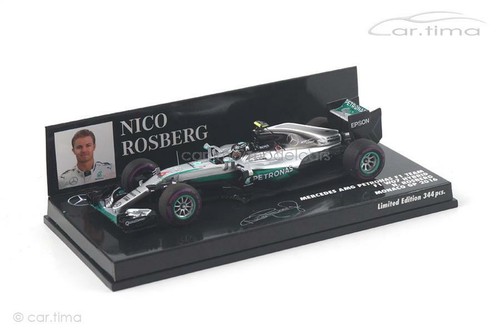 Mercedes AMG Petronas F1 W07 Monaco GP 2016 Rosberg Minichamps 1:43 417160306