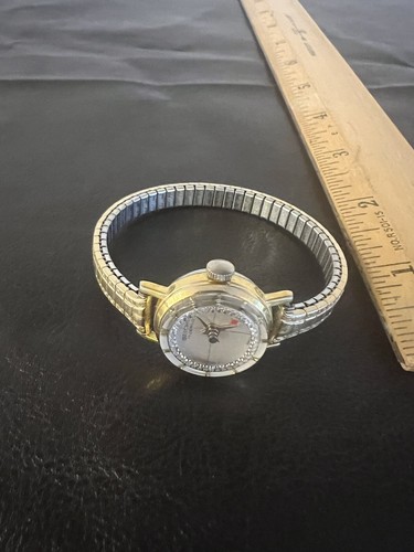 Vintage Brichot 17 Jewel Swiss Made Running Kaleidoscope Watch - Picture 5 of 10