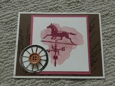 Country road friendship note card kit of 10 made w/ Stampin' Up!