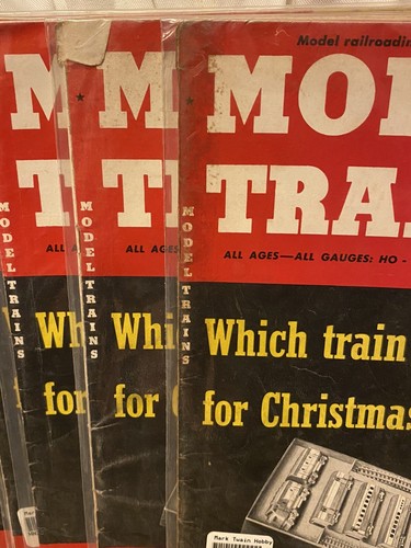 1955 Model TRAINS Magazine Model RAILROADS Made Easy December ALL Gages Holiday - Picture 6 of 10