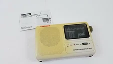 First Alert WX-17 Weather Radio Emergency Alert AM/FM Tested Works STAINED
