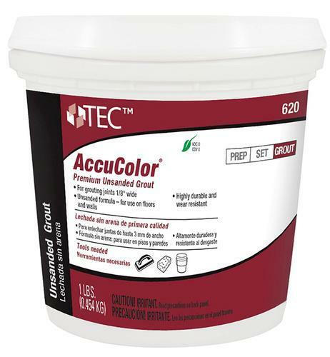 TEC AccuColor Premium ungeschliffener Fugenmörtel 620 - 1 lb (4 Farben) - Bild 3 von 9