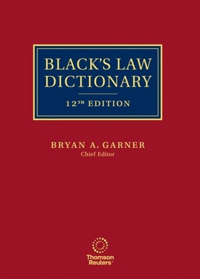 Blacks Law Dictionary HARDBACK 9798350290899