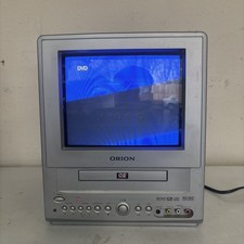 Orion 9" CRT TV/DVD Combo TVDVD092 Retro Gaming TV  DVD Player TESTED