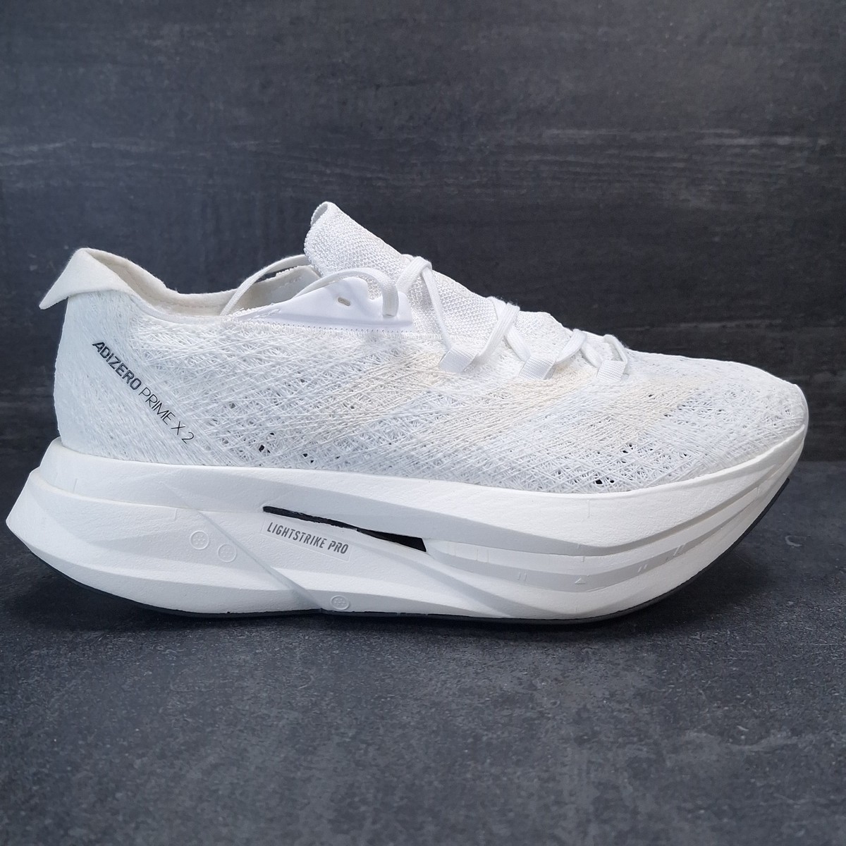 NEW Adidas Adizero Prime X 2.0 Strung Running Shoes ID3615 Size 8 White #1 Adidas Adizero Prime X 2.0 Strung Men main image 3