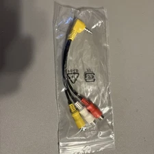  TV Video AV Component Adapter Cable, 3 RCA to 3.5Mm