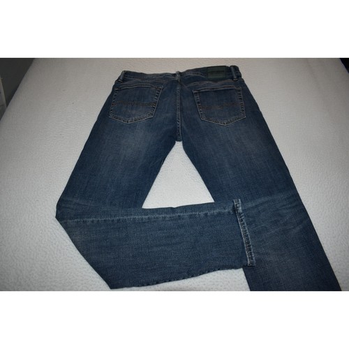Pantalones de mezclilla Lucky Brand para hombre talla 36 x 32 azules atléticos calce recto mezcla de algodón - Imagen 6 de 7