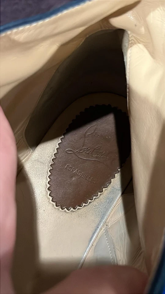 CHRISTIAN LOUBOUTIN CADAQUÉS TERCIOPELO PLANO VEU TALLA 46 Foto 4 de 4