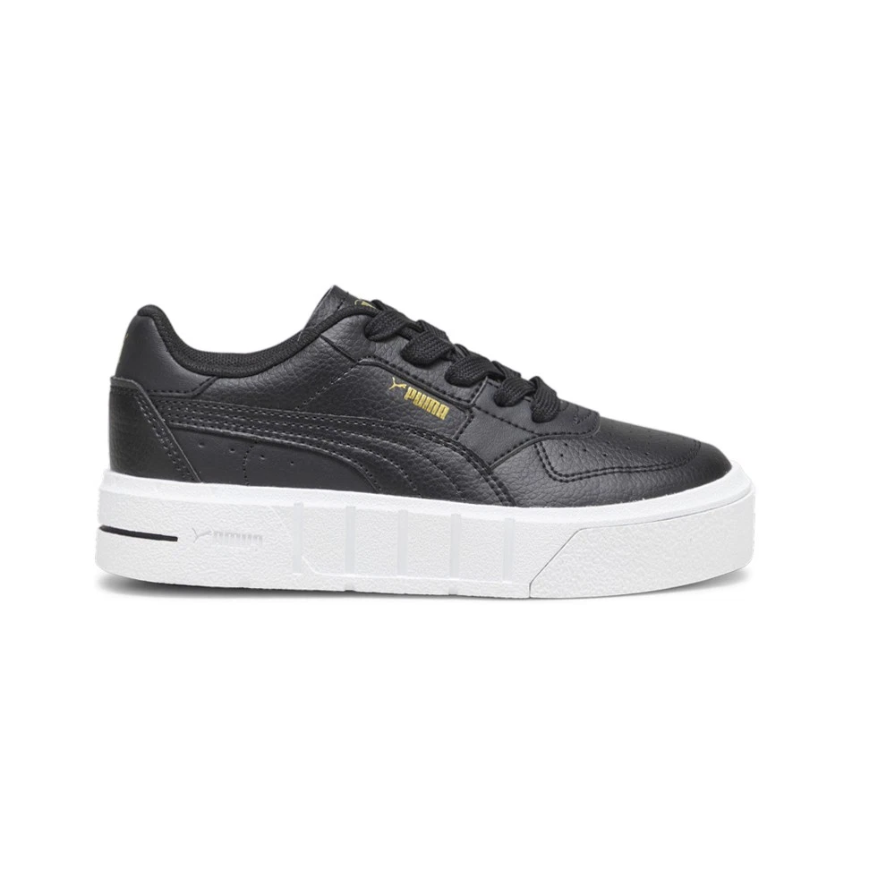 Scarpe da ginnastica PUMA Cali Court stringate giovani ragazze nere casual 39438502