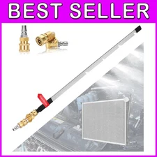 24'' High Alloy Steel Radiator Cleaning Tool with Rotating Nozzles for Auto Care