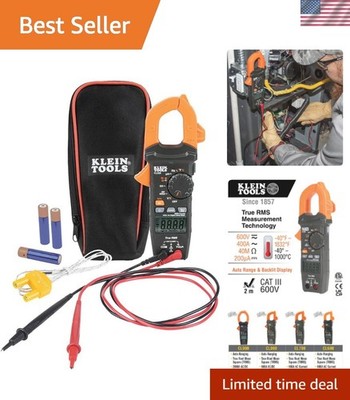 Professional Auto-Ranging Digital Clamp Meter - Precise Measurements & Safety