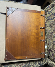 Col Littleton Leather Wood Writing Lap Desk