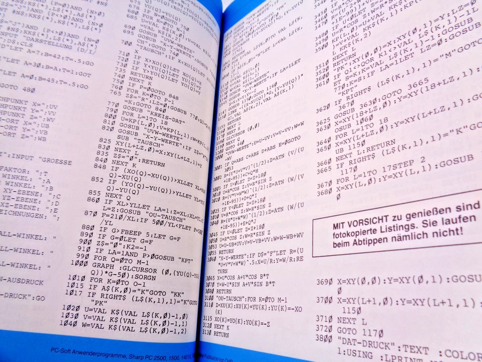 SHARP - PC-SOFT ANWENDER-PROGRAMME SHARP PC (CHIP SONDERHEFT- MAGAZIN) #1DE - Bild 3 von 4