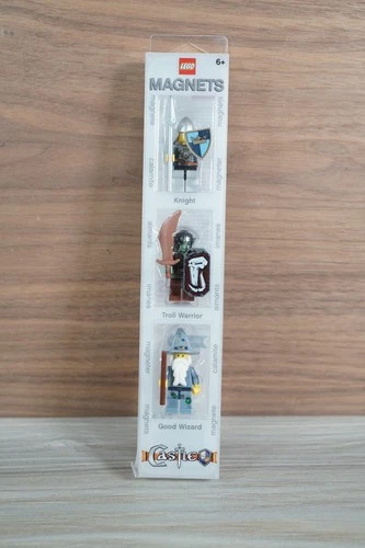 RARE LEGO Castle 2007 Magnets Troll warrior good wizard knight sealed 4527425