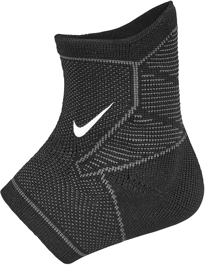 NIKE PRO ANKLE SLEEVE KNITTED SUPPORT COMPRESSION DRI FIT FOOT INJURY KNIT BLACK - Image 2 of 4