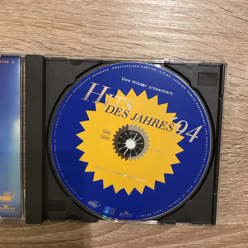 Hits Des Jahres '94 - Siegertitel der ZDF Show | CD Sampler | Zustand gut D - Bild 2 von 3