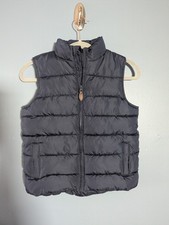 Gymboree Navy Blue Puffer Vest Boys Size 8 zipper and pockets