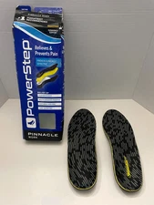 Powerstep Pinnacle Work Full Length Insoles Size F US Mens 9-9.5 Womens 11-11.5