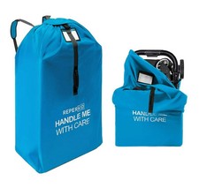 Durable large Stroller Bag for Car seat Airplane Travel   Heavy Duty Blue Gate  