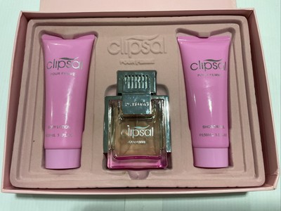 CLIPSAL POUR FEMME 3 Piece Set (Body Lotion, Gel, Perfume)