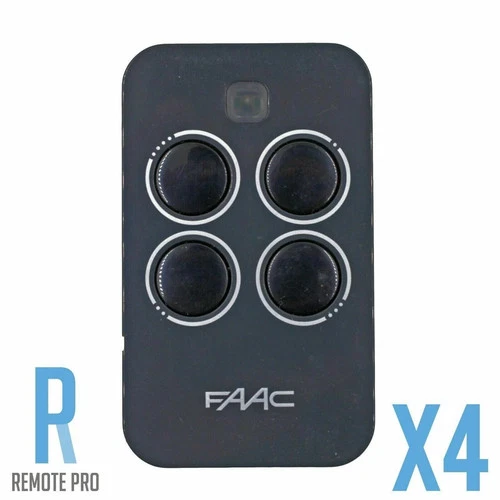 4 x FAAC Genuine 4B Garage/Gate Remote XT2/XT4/TE4433H/787456 740 741 402