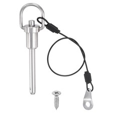 0.24 x 1-9/16 Inch (Dia x L) Handle Locking Pin Quick Release Pin with Screw
