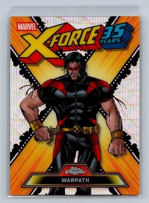 2026 Topps Chrome Marvel X-Force 35 Years #XF-10 Warpath