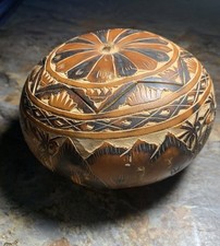 Vintage Peruvian Storyteller Gourd Folk Art I...