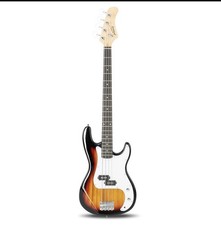 Glarry GP Electric Bass Guitar 4 String 20 Frets Amplifier Speaker Plectrum Wire