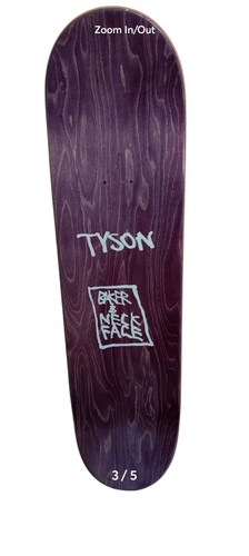 Baker Tyson Peterson tabla de skate cara para el cuello RARO Deathwish Reynolds - Imagen 3 de 3