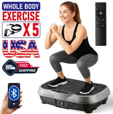 Whole Body Exercise Vibration Platform Plate Fitness Massager Slim Machine Music