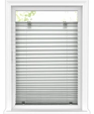 Lazblinds Light Filtering Top Down Bottom Up Pleated Blinds, 23" W x 60" H