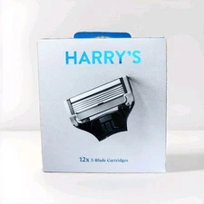 Harry's Men's 5-Blade Razor Blade Refills, 12 Cartridges Count BrandNew