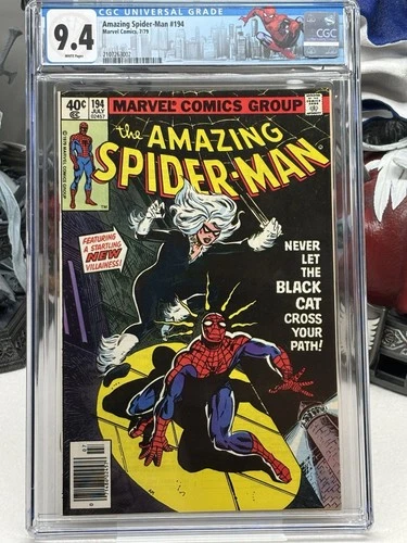 Amazing Spider-Man #194 CGC 9.4 " 1st Black Cat" Custom Label
