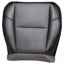 For 2007-2013 GMC Yukon Driver Bottom Leather Seat Cover Black AC & Heated