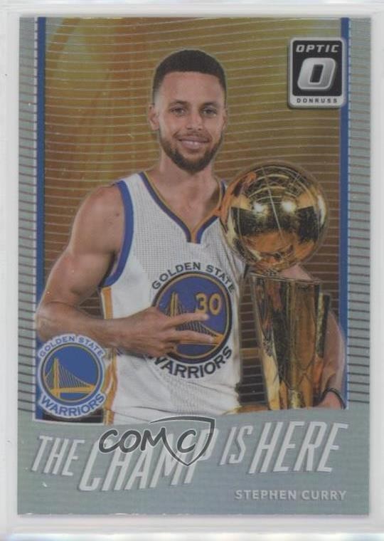 2017-18 Panini Donruss Optic The Champ is Here Holo Prizm Stephen Curry #5 1yj