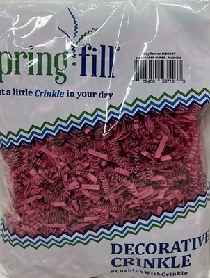 Fuchsia Pink-2oz Crinkle Paper Shred