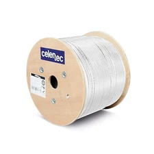 CAT6 Outdoor Cable, 500ft, 23AWG Solid Bare Copper, Unshielded Twisted Pair (...