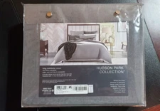 MSRP$565 Hudson Park Collection Cotton Cashmere Duvet Cover, King Exclusive