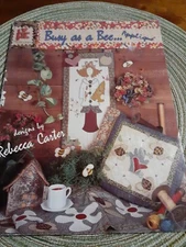 Busy as A Bee Applique Craft Pattern Book Provo Craft Rebecca Carter Quilting