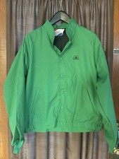Vintage Mens Pioneer Seed Swingster Green Zip Up Jacket Size Large NOS