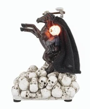 HEADLESS HORSEMAN on Horse HALLOWEEN FG Square PUMPKIN HOLLOW 2024 NEW #280-4435