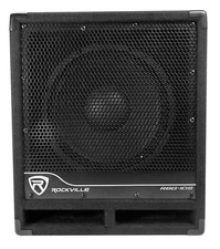 New Rockville RBG10S Bass Gig 10" 1200 Watt Active Powered PA Subwoofer DJ/Pro