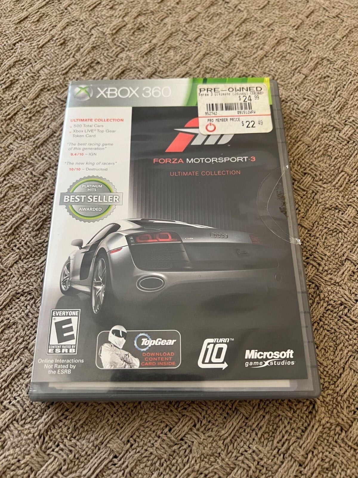 Forza Motorsport 3: Ultimate Collection Platinum Hits Xbox 360 Complete  Tested