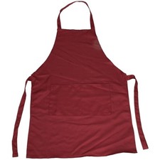 Fashionable Restaurant Kitchen Work Apron Dark Red or Dark Green