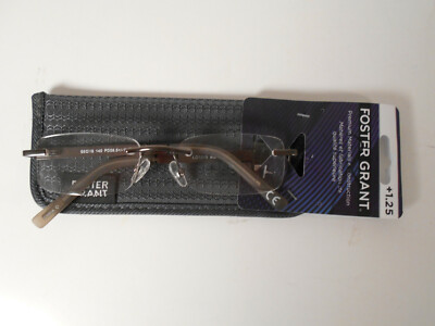 Reading Glasses Foster Grant  BLAKE GUN/RIMLESS