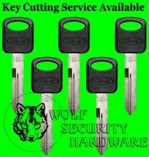 Lot of Five (5) OEM Ford Logo Uncut Key Blank  597638