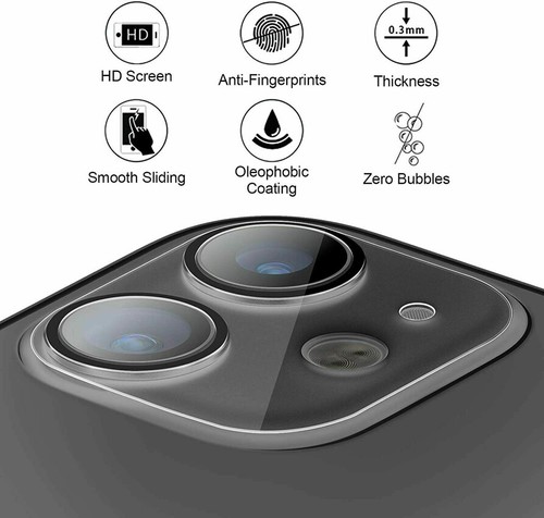 Camera Lens Screen Protector For iPhone 15 14 13 12 11 Pro Max Glass Film - Picture 5 of 12