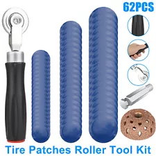 62X Heavy Duty Tire Repair Plug Patch Kit DIY Punctures Flat for Car Motorcycle