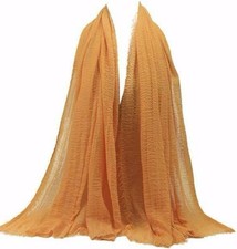 Ladies/women Crimp/crinkle  scarfBUY 5 GET 2 FREE Hijab Scarf Headscarf Crinkle 